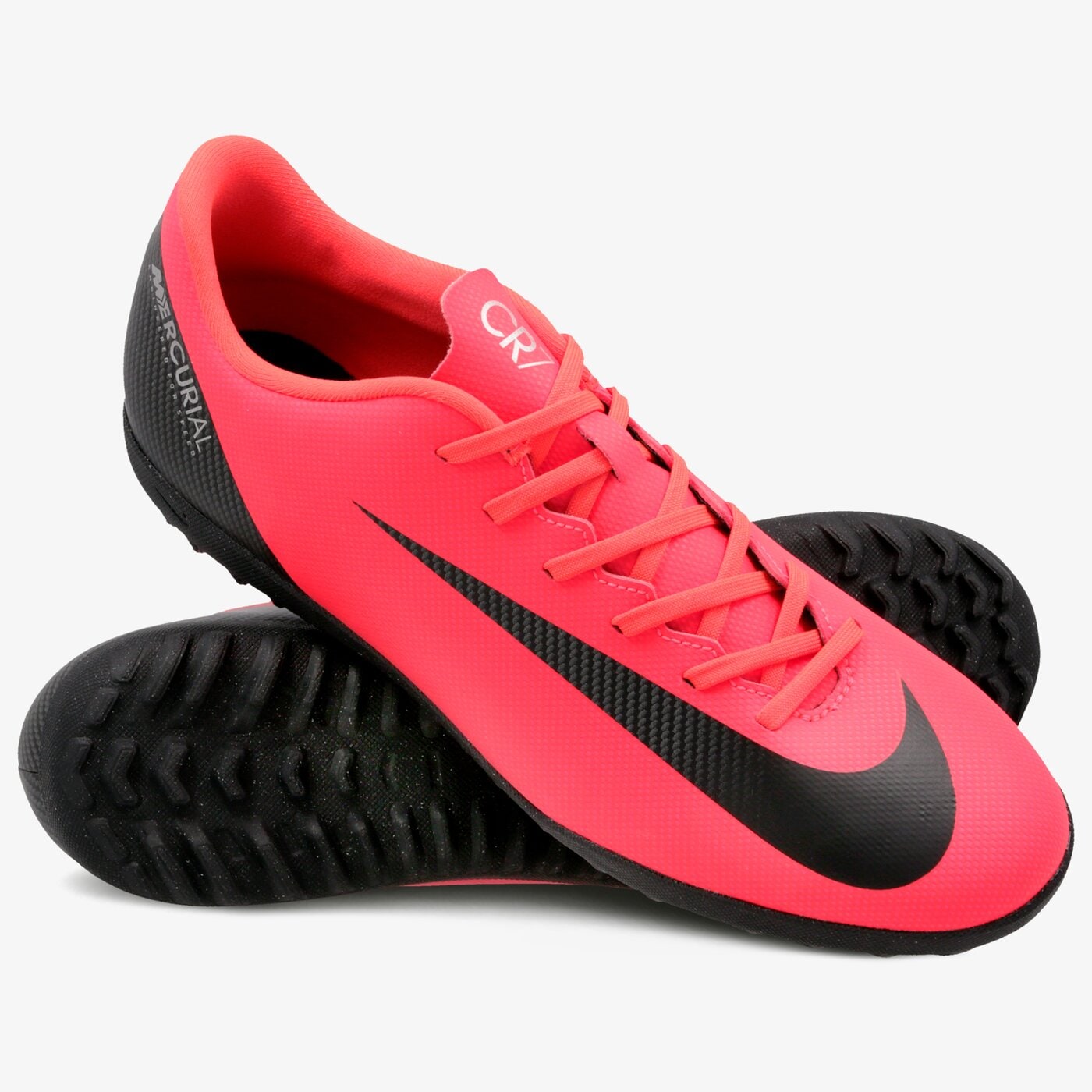 Buty piłkarskie męskie NIKE VAPORX 12 CLUB CR7 TF aj3738600 kolor bordowy