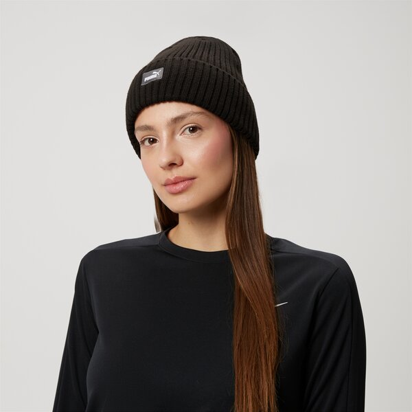 Czapka zimowa damska PUMA CZAPKA ZIMOWA CLASSIC CUFF BEANIE 2482601 kolor czarny