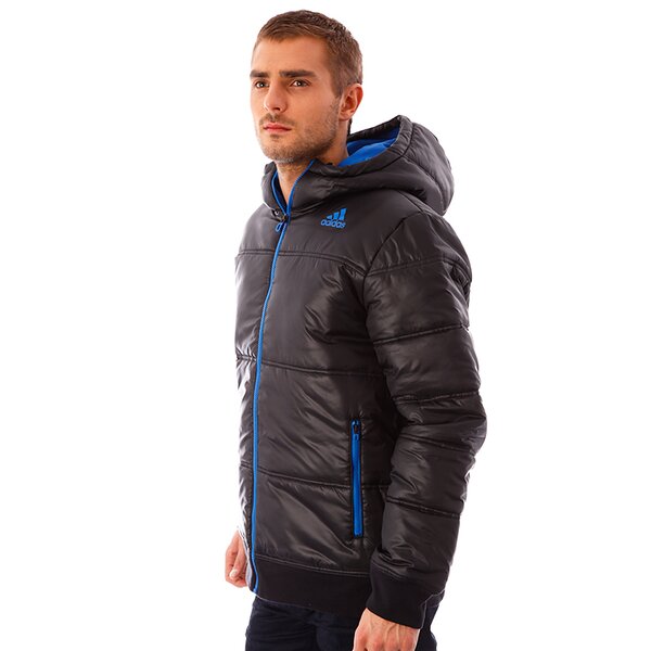Kurtka zimowa męska ADIDAS KURTKA P-BASIC JKT g71084 kolor czarny