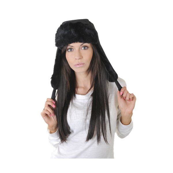 Czapka zimowa damska REEBOK CZAPKA Z CHAPKA BLACK w36797 kolor czarny