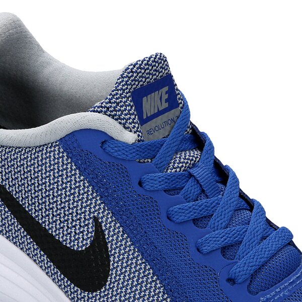 Buty do biegania dla dzieci NIKE REVOLUTION 3 (GS)  819413-402 kolor niebieski