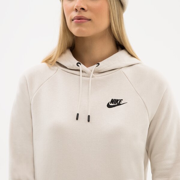 Bluza damska NIKE BLUZA Z KAPTUREM W NSW ESSNTL FLC PO dx2316-104 kolor beżowy