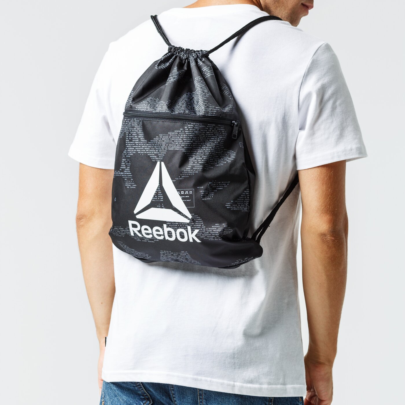 Plecak damski REEBOK WOREK OST GYMSACK ec5664 kolor czarny