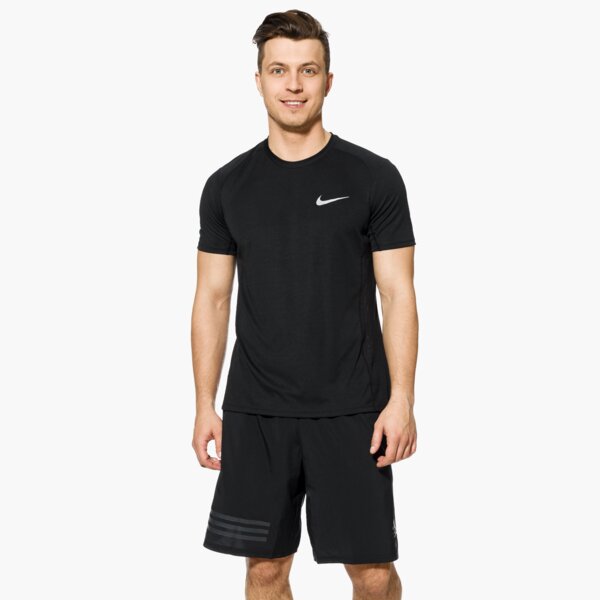 Koszulka męska NIKE T-SHIRT SS M NK DRY MILER TOP SS 833591-010 kolor czarny