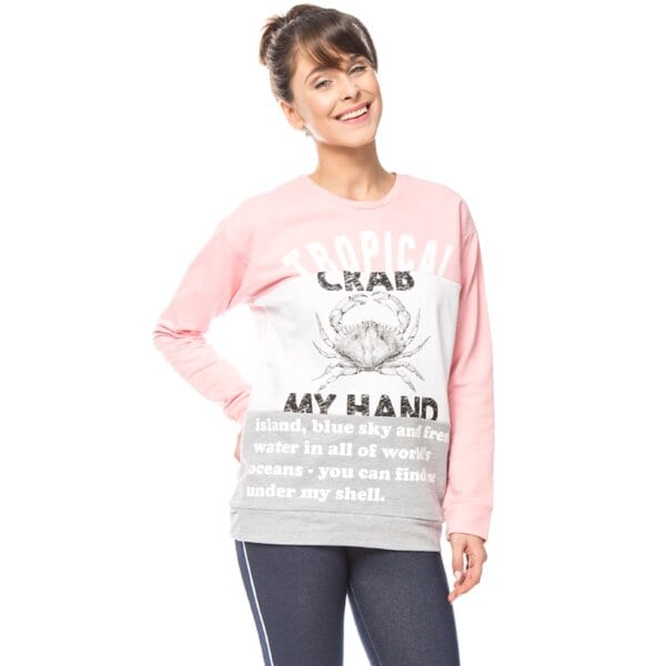 Bluza damska LOTTO BLUZA CRAB lo16bld14001 kolor różowy