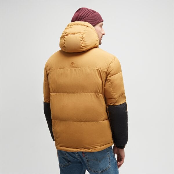 Kurtka zimowa męska TIMBERLAND KURTKA PUCHOWA DWR OUTDOOR ARCHIVE tb0a6s41p571 kolor musztardowy