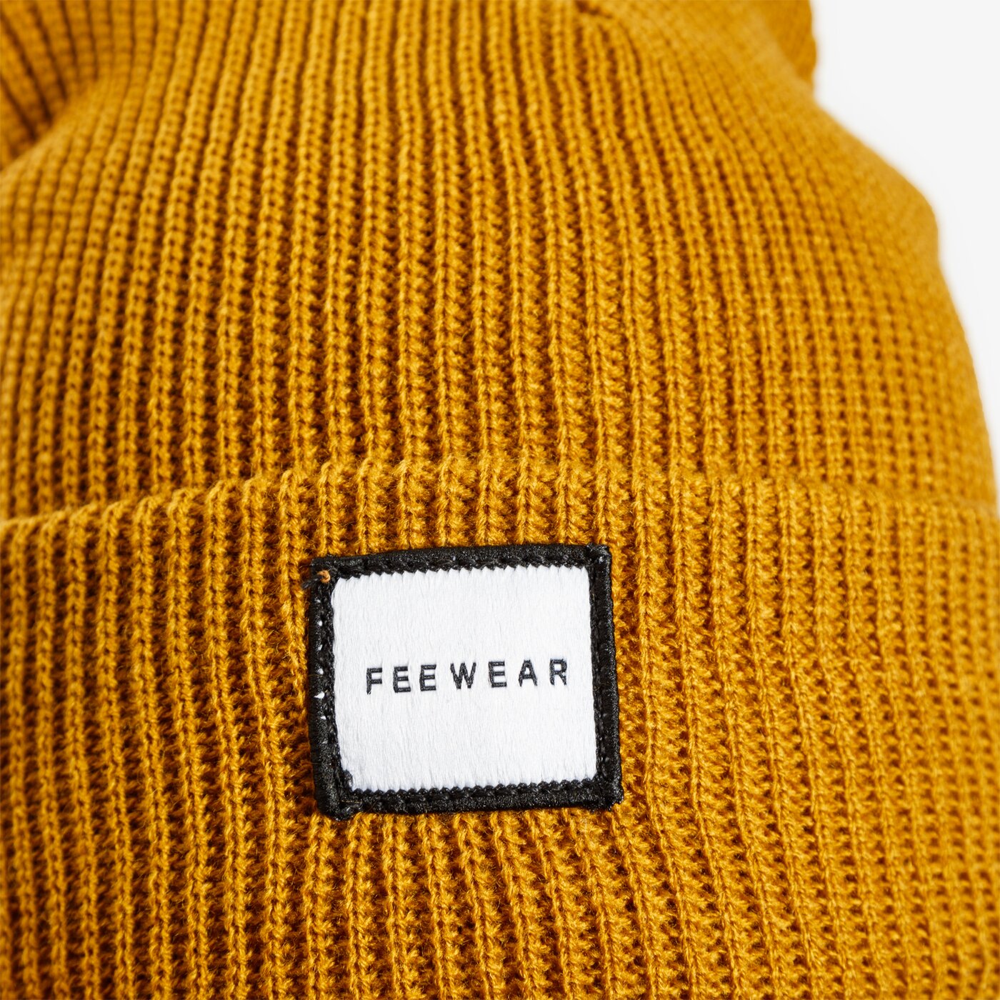 Czapka zimowa damska FEEWEAR CZAPKA MIKKELI fw39hat19003 kolor musztardowy