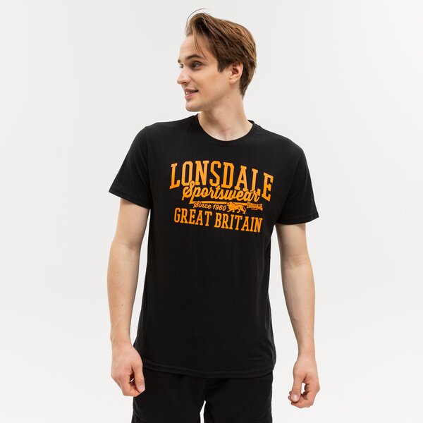 Koszulka męska LONSDALE T-SHIRT DERVAIG 1132781556 kolor czarny