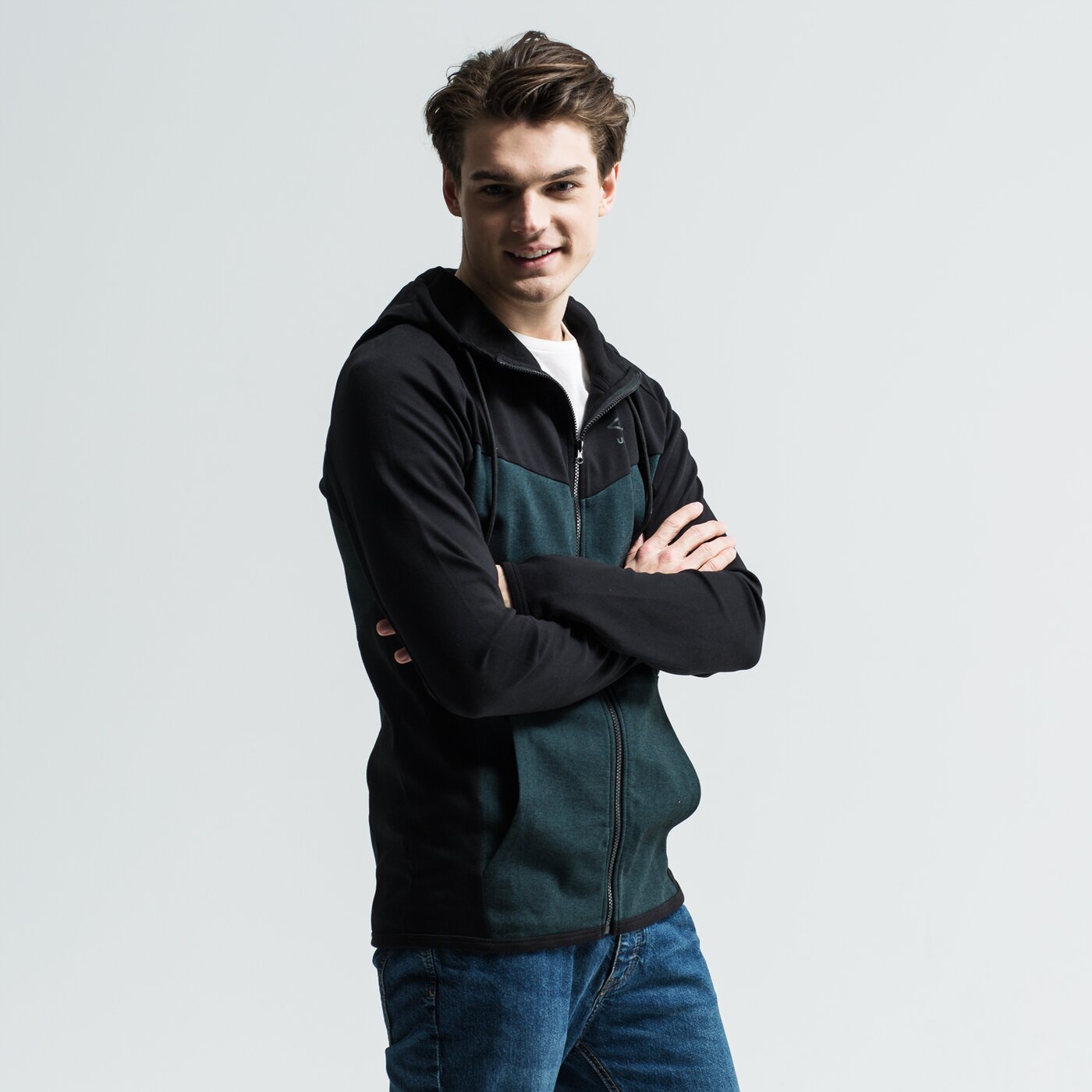 Bluza męska UMBRO BLUZA DEWO ul19blm25002 kolor zielony