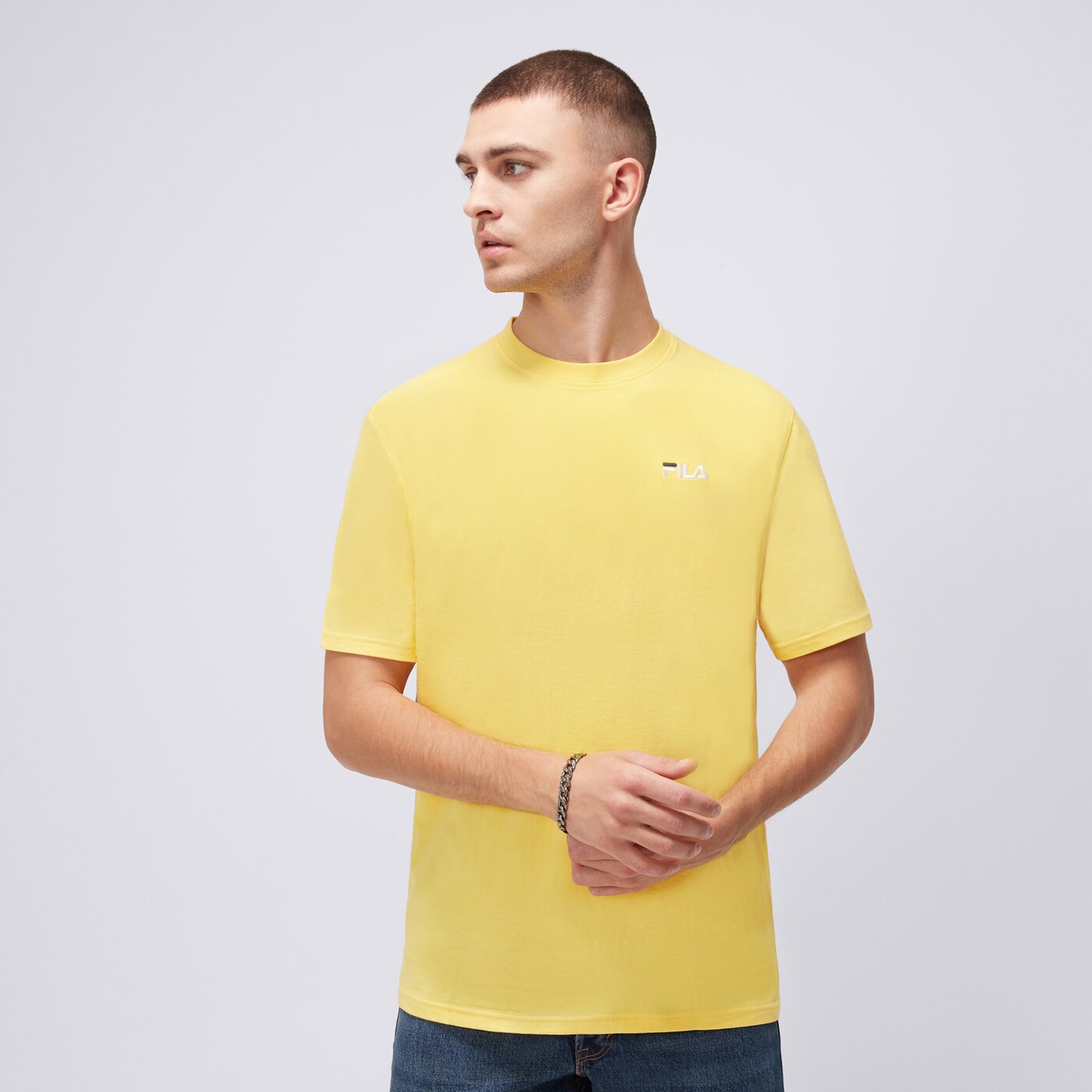 Koszulka męska FILA T-SHIRT DRINGO ss23spm229507 kolor żółty