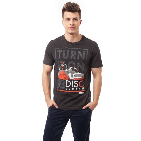 Koszulka męska PUMA T-SHIRT SNEAKER TEE 56827905 kolor szary