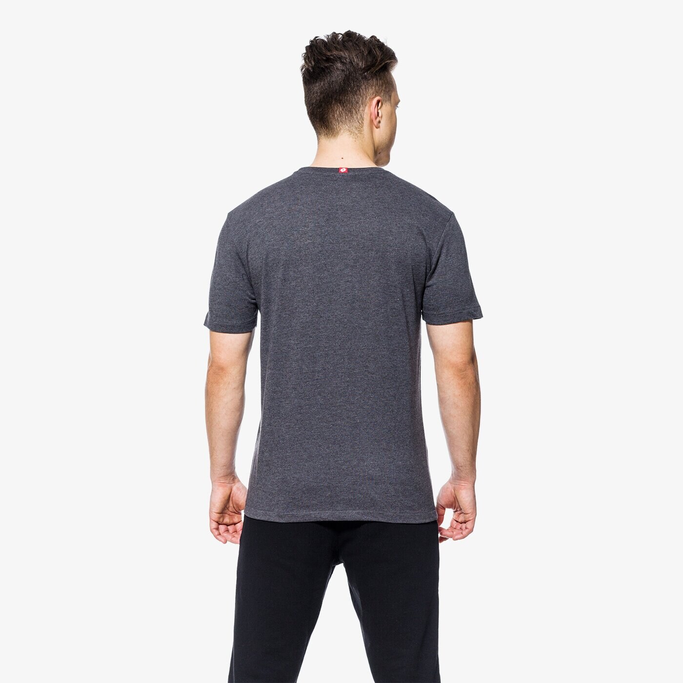 Koszulka męska LOTTO T-SHIRT SS SPORTLOGO lo18tsm12002 kolor szary