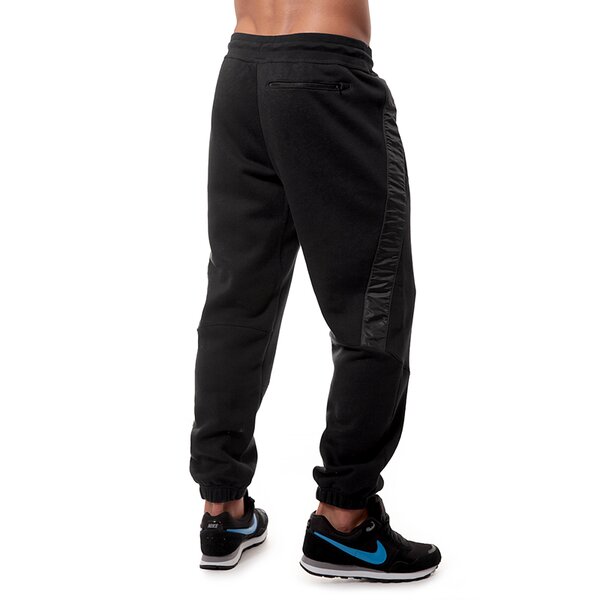 Spodnie dresowe męskie NIKE SPODNIE HYBRID CUFF PANT 614526010 kolor czarny