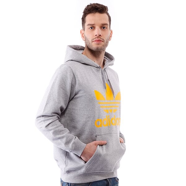 Bluza męska ADIDAS BLUZA   ADI TREFOIL HOO z31837 kolor szary