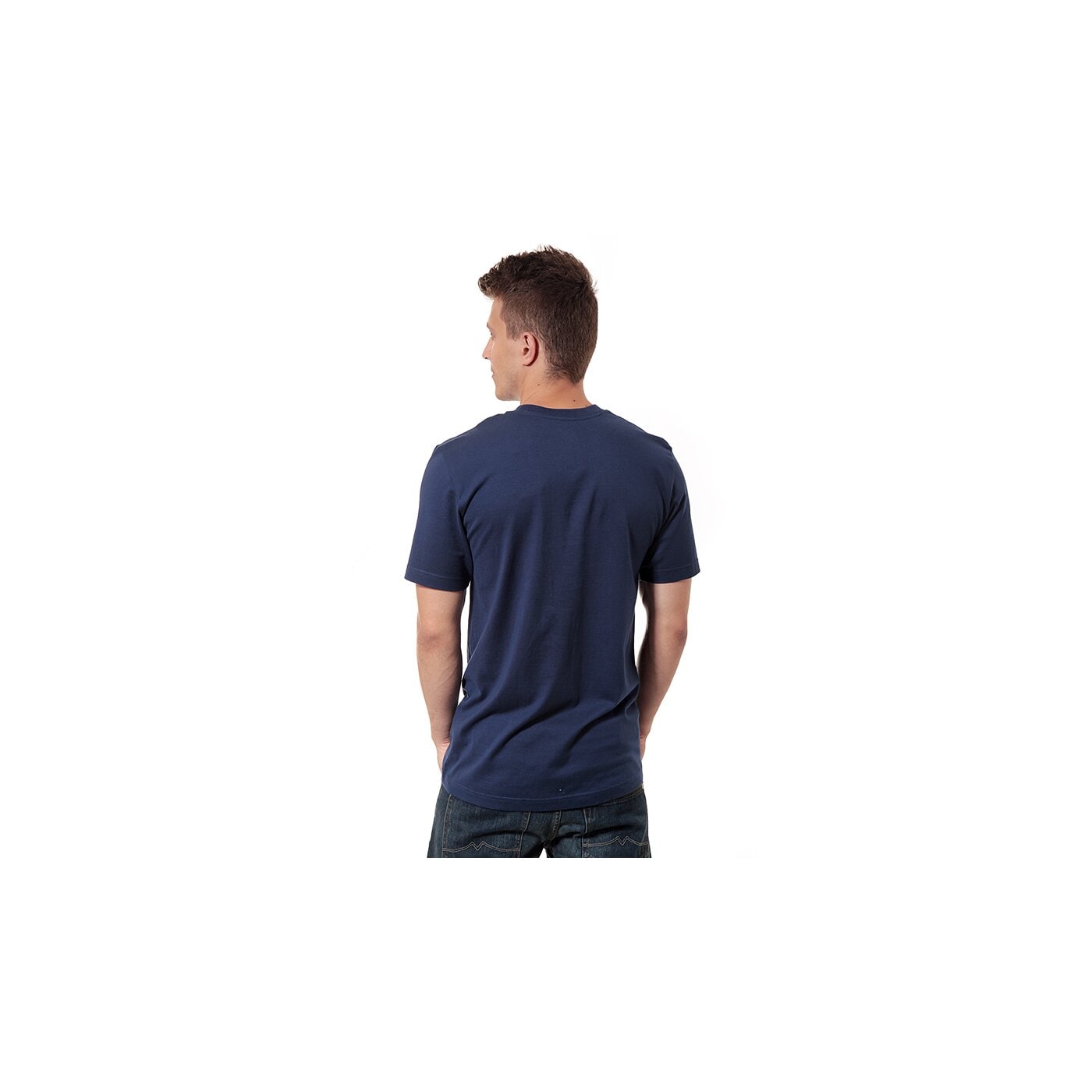 Koszulka męska NIKE T-SHIRT PEACE BALL TEE 618960410 kolor granatowy