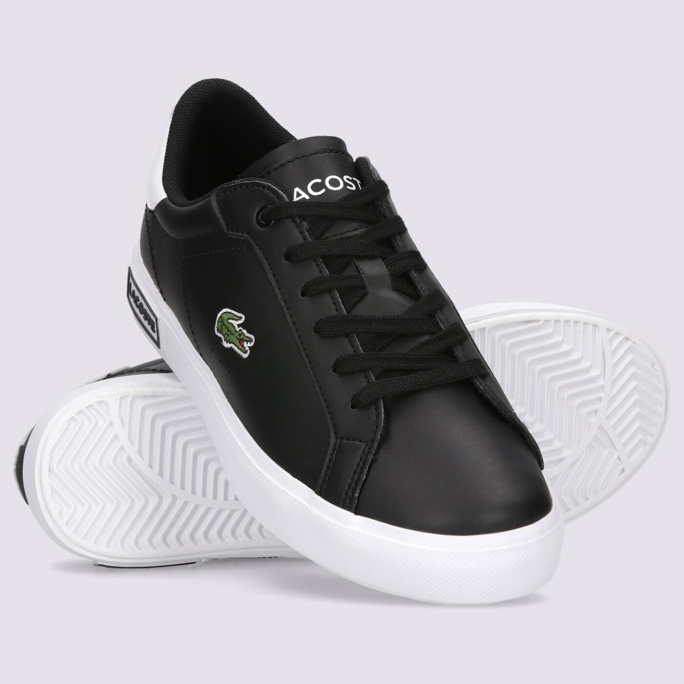 Buty dziecięce LACOSTE POWERCOURT 0721 1 SUJ 741suj0014312 kolor czarny