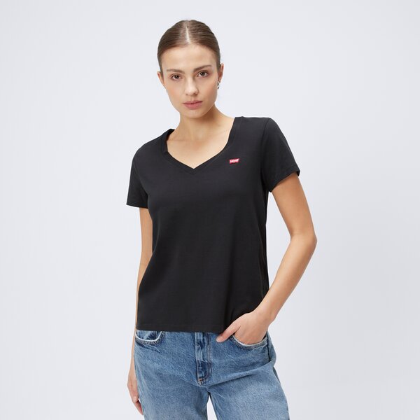 Koszulka damska LEVI'S T-SHIRT PERFECT VNECK 85341-0003 kolor czarny