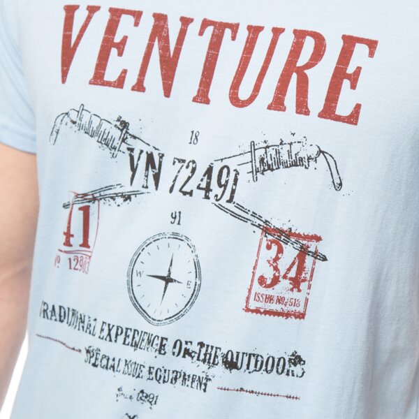 Koszulka męska FEEWEAR T-SHIRT TERR fw16tsm56002 kolor niebieski