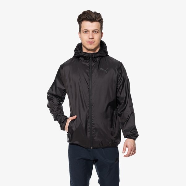 Kurtka przejściowa męska PUMA KURTKA ESS WINDBREAKER 59485101 kolor czarny