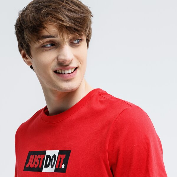 Koszulka męska NIKE T-SHIRT SPORTSWEAR JDI ck2305-657 kolor czerwony