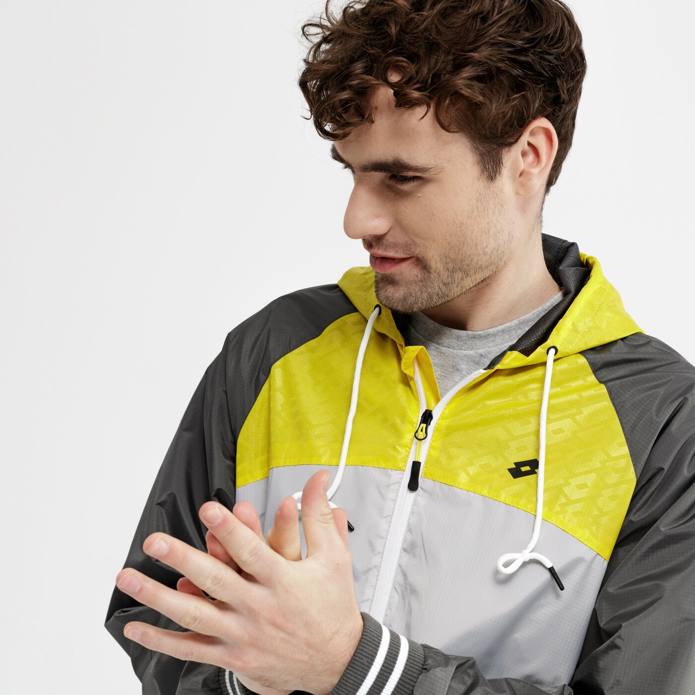 Kurtka przejściowa męska LOTTO KURTKA CANTU lo19kum20001 kolor szary