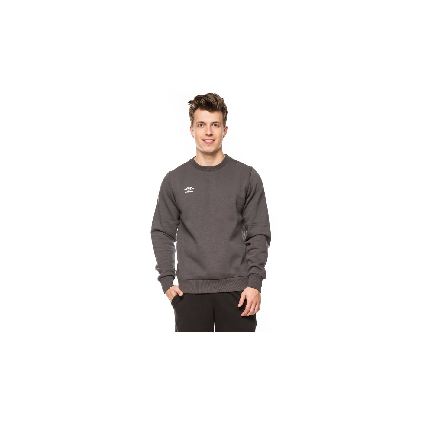 Bluza męska UMBRO BLUZA CREW SWEAT 63166ur97 kolor czarny