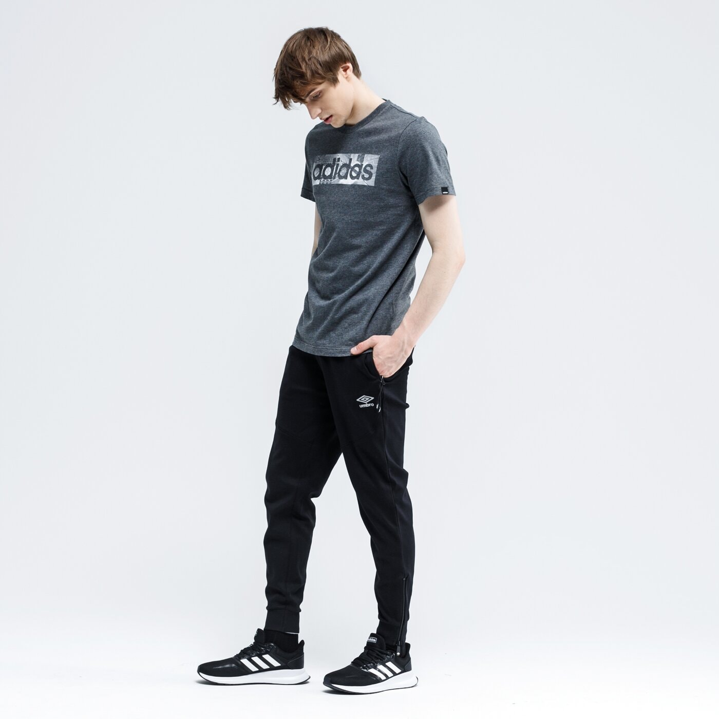 Koszulka męska ADIDAS T-SHIRT M BXD PHOTO T fm6240 kolor szary