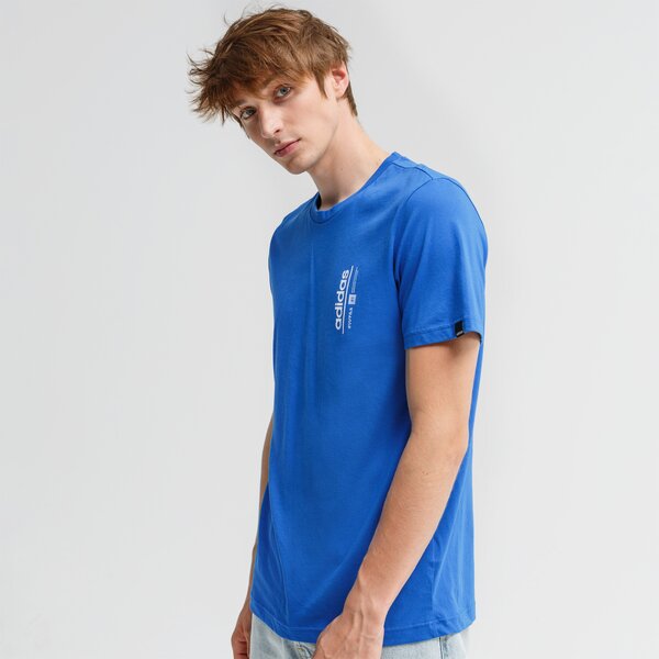 Koszulka męska ADIDAS T-SHIRT M SYMB T fm6086 kolor niebieski