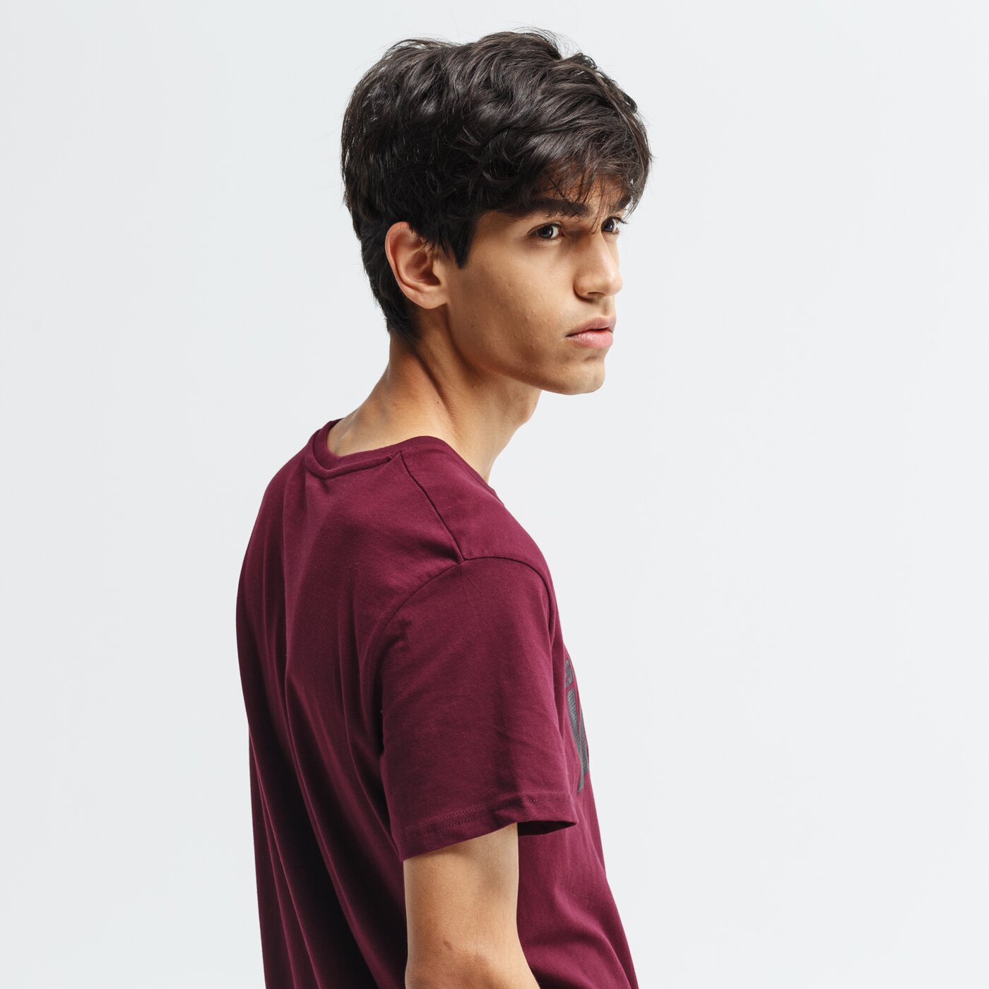 Koszulka męska LONSDALE T-SHIRT SS WELLINGTON 113988-2011 kolor bordowy