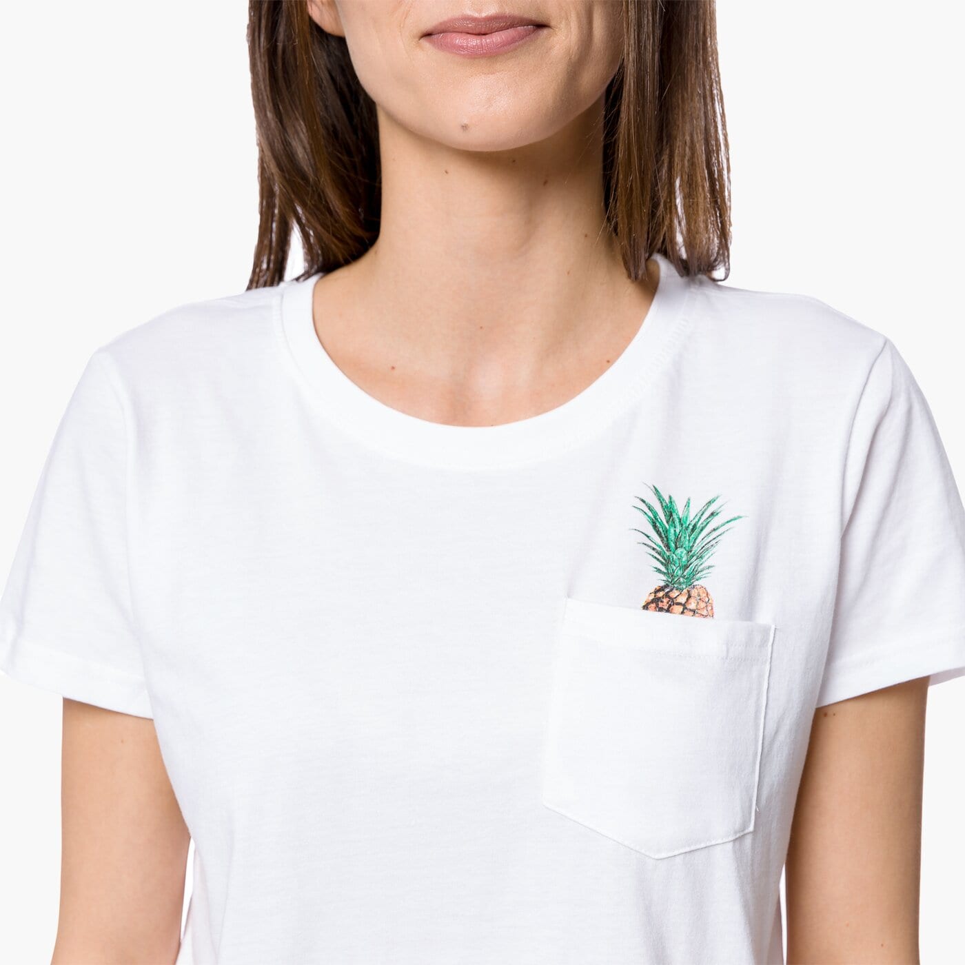 Koszulka damska FEEWEAR T-SHIRT ANANAS fw17tsd25001 kolor biały