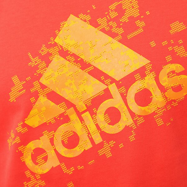 Koszulka męska ADIDAS T-SHIRT B PERF LOGO f83661 kolor czerwony