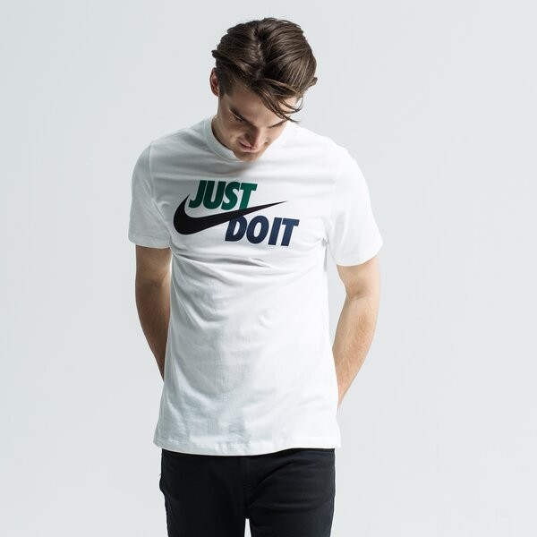 Koszulka męska NIKE T-SHIRT SS M NSW TEE JUST DO IT SWOOSH ar5006-102 kolor biały