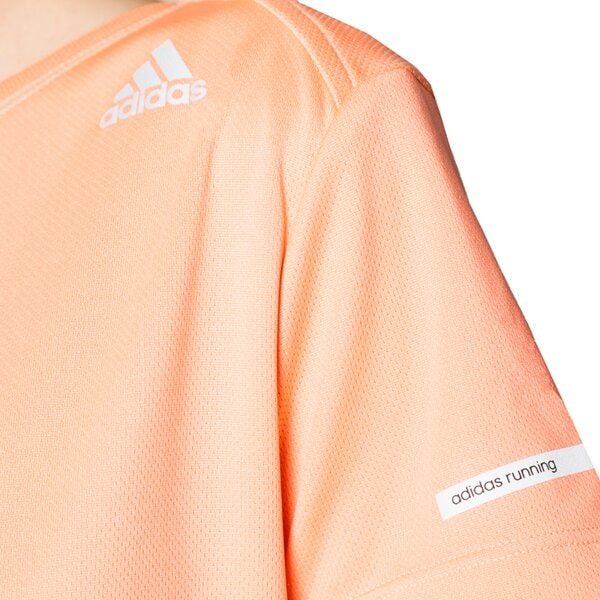 Koszulka damska ADIDAS T-SHIRT RUN TEE W ai7964 kolor pomarańczowy