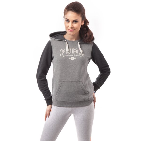 Bluza damska PUMA BLUZA STYLE ATHL HOODIE 83213904 kolor szary