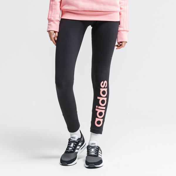 Spodnie dresowe damskie ADIDAS LEGGINGS W E LIN fs9725 kolor szary