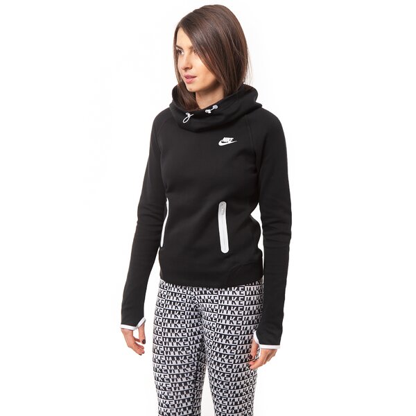 Bluza damska NIKE BLUZA TECH FLEECE HOODIE 642663011 kolor czarny