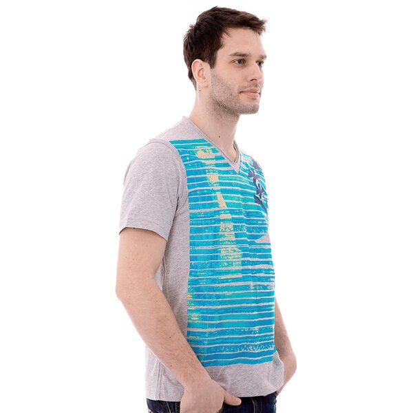 Koszulka męska PUMA T-SHIRT JAMAICA ART TEE 56013902 kolor szary