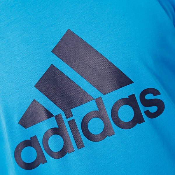 Koszulka męska ADIDAS T-SHIRT AESS LOGO TEE f49225 kolor niebieski