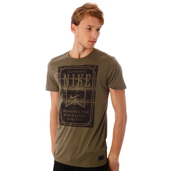 Koszulka męska NIKE T-SHIRT S+ SCANNER DFB SS TEE 547551222 kolor khaki