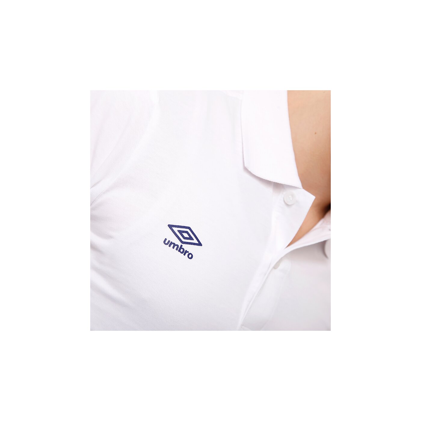 Koszulka polo męska UMBRO POLO JERSEY POLO 62294u86d kolor biały