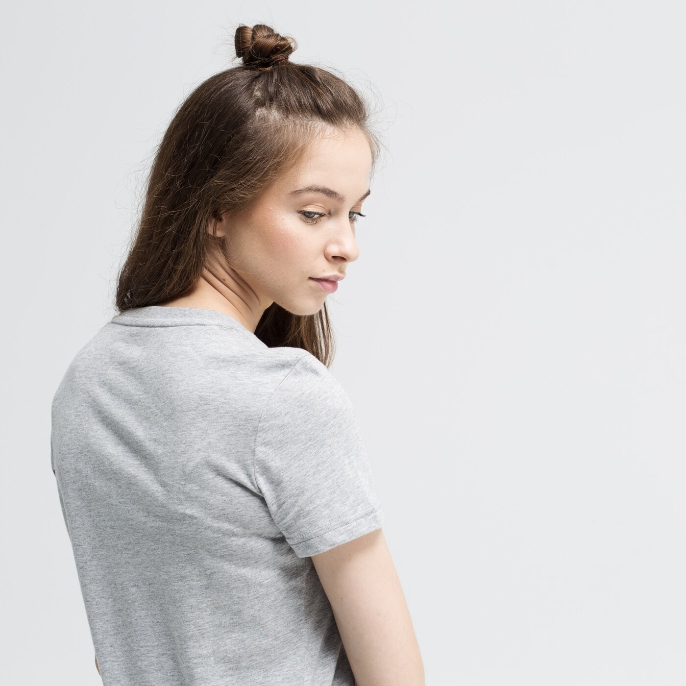 Koszulka damska ADIDAS T-SHIRT SS W LINEAR 1 ei4571 kolor szary