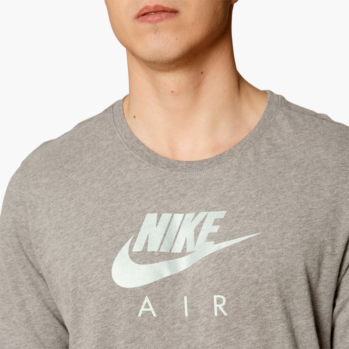 Koszulka męska NIKE T-SHIRT SS M NSW AIR HRTG 847521091 kolor szary