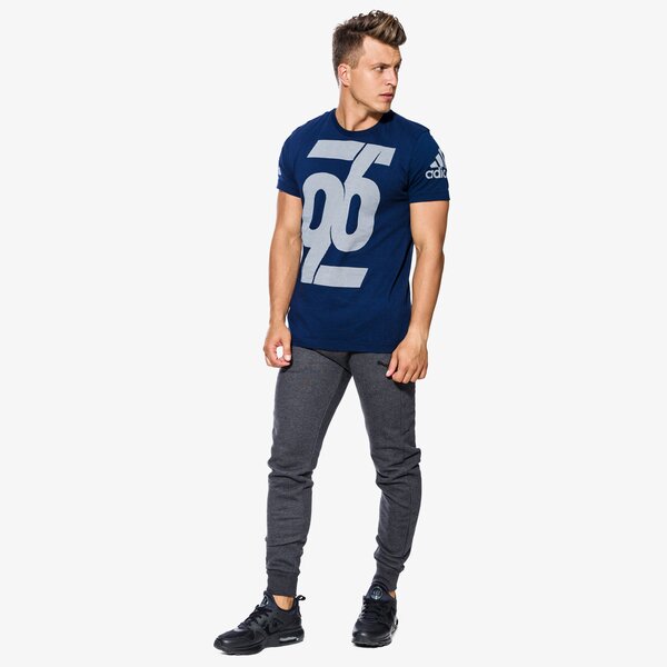 Koszulka męska ADIDAS T-SHIRT NUMBER cd9234 kolor granatowy