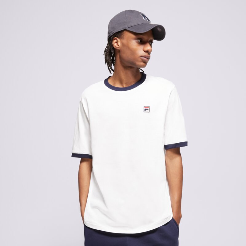 FILA T-SHIRT CONTRAST RIB TEE