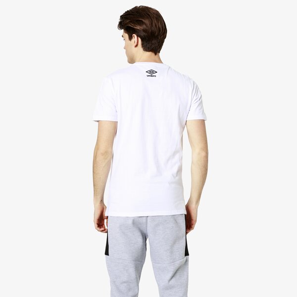 Koszulka męska UMBRO T-SHIRT SS ONERT ul19tsm28001 kolor biały