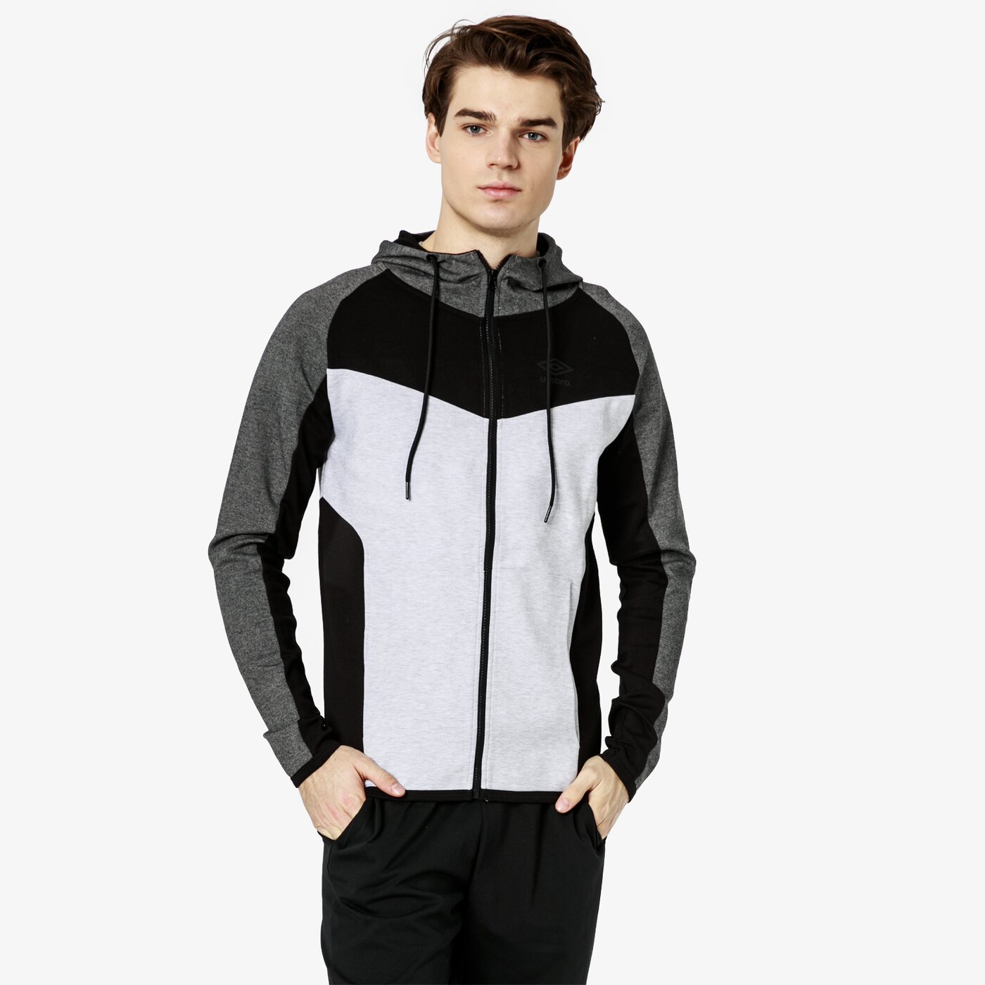 Bluza męska UMBRO BLUZA DEWO ul19blm25001 kolor szary