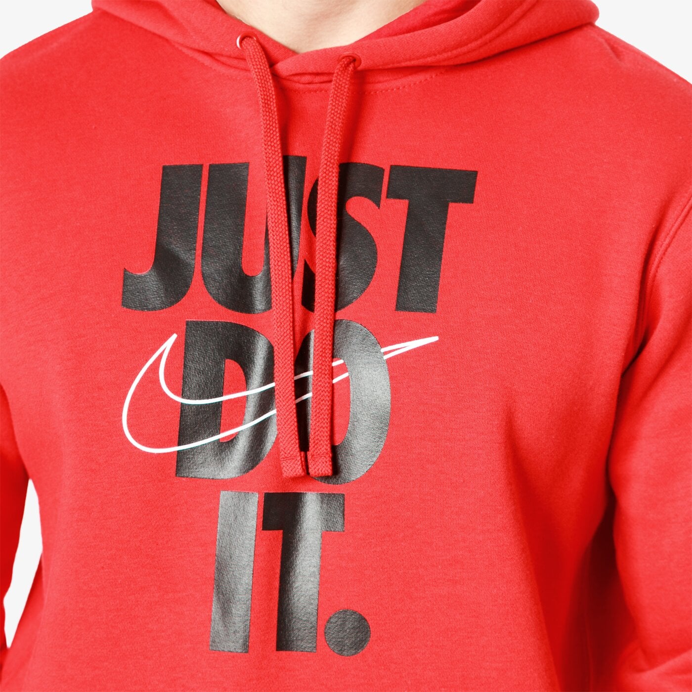 Bluza męska NIKE BLUZA M NSW HBR HOODIE PO FLC JDI 928717-657 kolor czerwony