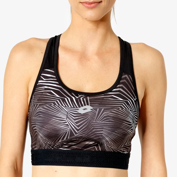 Top damski LOTTO BRA X-FIT II PRT 2 BS PL W 210497-1cl kolor czarny