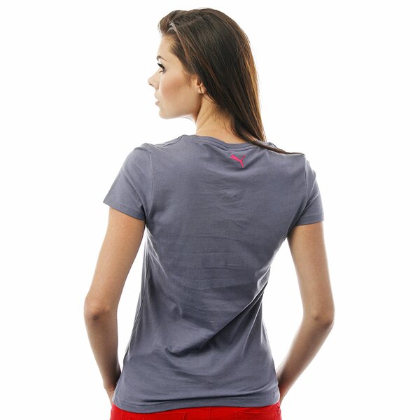 Koszulka damska PUMA T-SHIRT LARGE LOGO TEE 81904904 kolor szary