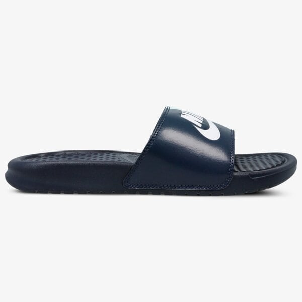 Klapki damskie NIKE WMNS BENASSI JDI  343881-406 kolor granatowy